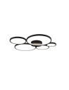 Trio Rondo Sufitowa 1xLED max 49W 5600lm 3000K Czarny Mat 622610532