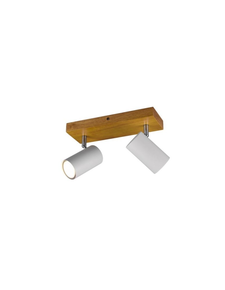 Lampy sufitowe reflektory - Trio Marley Reflektor 2xGU10 max 35W Biały Mat 812400231 - produkt kolory-swiatla.pl 1