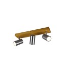 Lampy sufitowe reflektory - Trio Marley Reflektor 3xGU10 max 35W Nikiel Mat 812400307 - product 1
