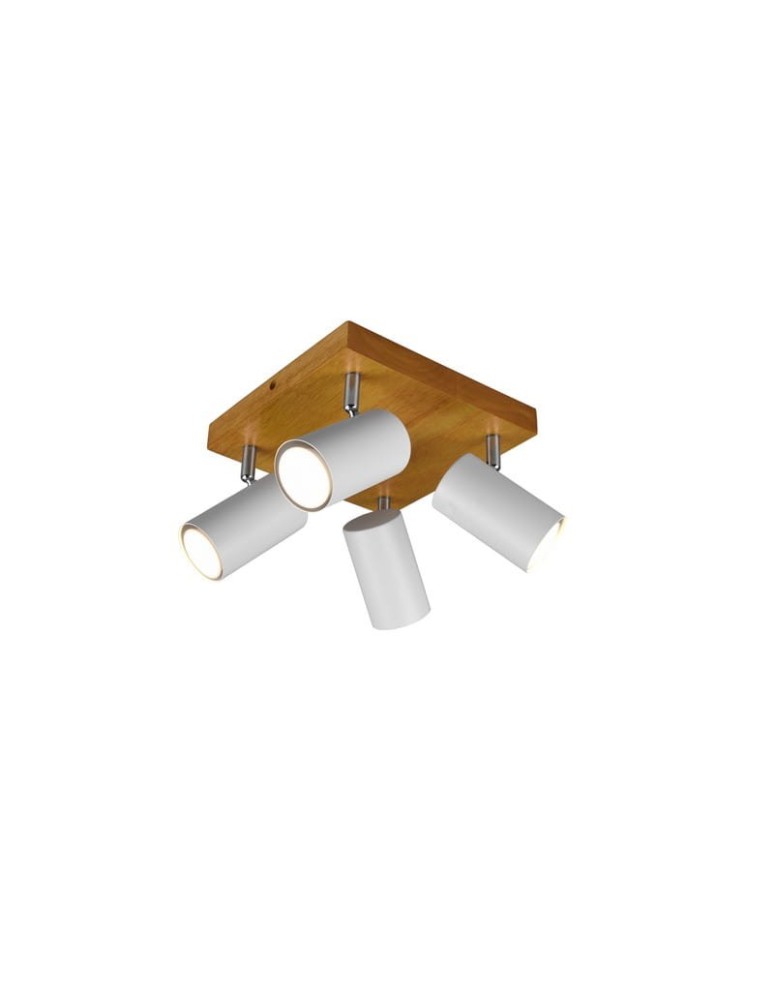 Lampy sufitowe reflektory - Trio Marley Reflektor 4xGU10 max 35W Biały Mat 812400431 - produkt kolory-swiatla.pl 1