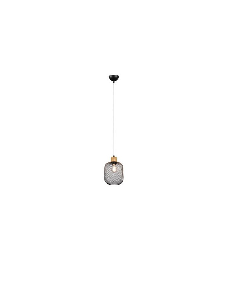 Lampy wiszące - RL Calimero Wisząca 1xE27 max 40W Czarny Mat R30561032 - produkt kolory-swiatla.pl 1
