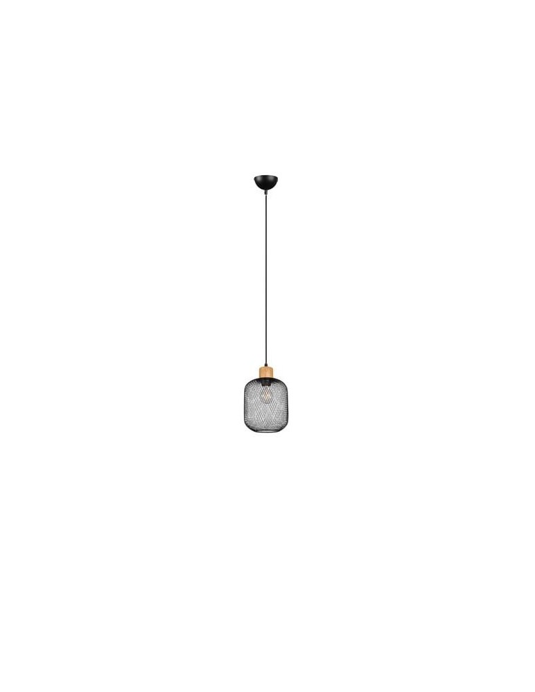Lampy wiszące - RL Calimero Wisząca 1xE27 max 40W Czarny Mat R30561032 - produkt kolory-swiatla.pl 2