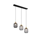 Lampy wiszące - RL Calimero Wisząca 3xE27 max 40W Czarny Mat R30563032 - product 1