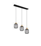 Lampy wiszące - RL Calimero Wisząca 3xE27 max 40W Czarny Mat R30563032 - product 3