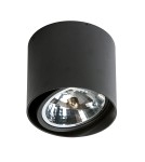 Oprawy sufitowe na wymienne źródło światła - Azzardo ALIX 12V BLACK 1xAR111 Natynkowa Czarny AZ1357 - product 1