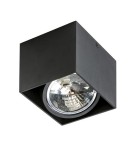 Oprawy sufitowe na wymienne źródło światła - Azzardo ALEX 12V BLACK 1xAR111 Natynkowa Czarny AZ1358 - product 1