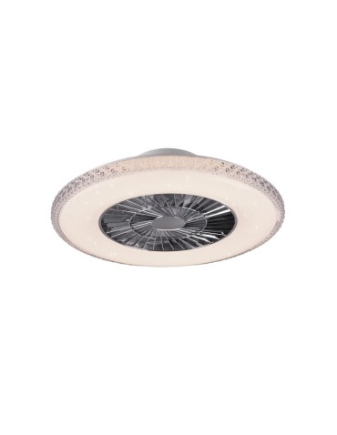 RL Harstad Wentylator 1xLED max 40W 5000lm 3000-6500K Chrom R62412106