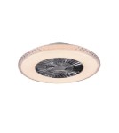 Wentylatory z oświetleniem - RL Harstad Wentylator 1xLED max 40W 5000lm 3000-6500K Chrom R62412106 - product 3