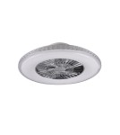 Wentylatory z oświetleniem - RL Harstad Wentylator 1xLED max 40W 5000lm 3000-6500K Chrom R62412106 - product 4