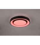 Lampy sufitowe - RL Mona RGBW Sufitowa 1xLED max 20W 2400lm RGBW+3000-6000K Czarny Mat R65041032 - product 2