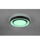 Lampy sufitowe - RL Mona RGBW Sufitowa 1xLED max 20W 2400lm RGBW+3000-6000K Czarny Mat R65041032 - product 3