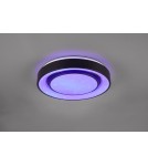 Lampy sufitowe - RL Mona RGBW Sufitowa 1xLED max 20W 2400lm RGBW+3000-6000K Czarny Mat R65041032 - product 4