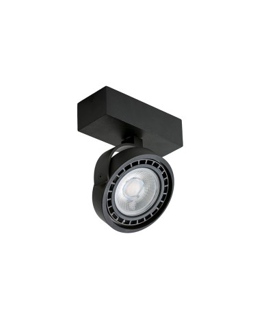 Azzardo JERRY 1 12V BLACK 1xAR111 Reflektor Sufitowy Czarny AZ1365