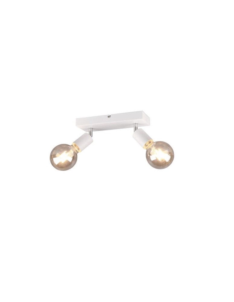 Lampy sufitowe reflektory - RL Vannes Reflektor 2xE27 max 40W Biały Mat R80182031 - produkt kolory-swiatla.pl 1