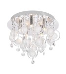 Lampy sufitowe z kryształami - Zuma Line GRESSA Lampa Sufitowa Chrom 5xG9 19031-M - product 1