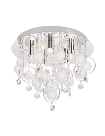 Zuma Line GRESSA Lampa Sufitowa Chrom 5xG9 19031-M