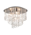 Lampy sufitowe z kryształami - Zuma Line TERRE Lampa Sufitowa Chrom 4xG9 19154M - product 1