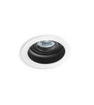 Lampy podtynkowe okrągłe - Azzardo IBIZA WHITE/BLACK 1xGU10 Wpuszczana Biały/Czarny AZ1361 - product 1