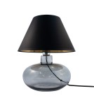 Lampy stołowe z abażurem - Zuma Line stołowa MERSIN Grafit 1xE27 5517BKGO - produkt 2