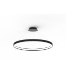 Lampy wiszące okręgi - Zuma Line Wisząca CIRCLE LED 50W 3000K śr 78cm dł. linek 250cm LA0721/1 - BK - product 7