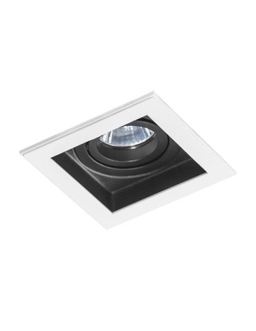 Azzardo MINORKA WHITE/BLACK 1xGU10 Wpuszczana Biały/Czarny AZ1362