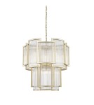 Żyrandole glamour - Zuma Line SERGIO Lampa Wisząca Złoty 8xE14 P0528-08A-V6AC - product 1
