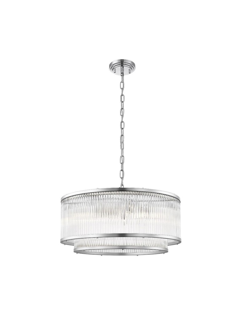 Żyrandole glamour - Zuma Line SERGIO Lampa Wisząca Chrom 6xE14 P0528-06H-F4AC - product kolory-swiatla.pl 2