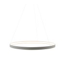 Lampy wiszące okręgi - Zuma Line Wisząca Circle LED 50W 3000K śr 78cm dł. linek 250cm LA0716/1 - WH - product 3