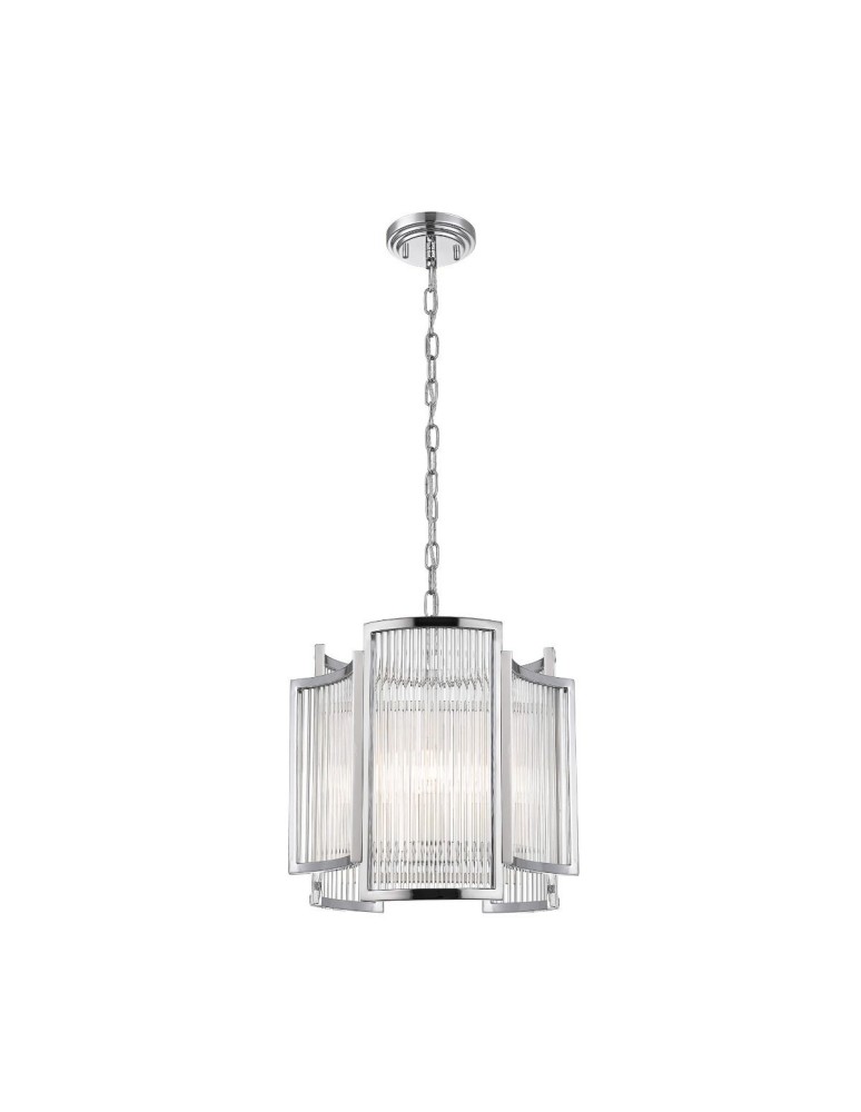 Żyrandole glamour - Zuma Line SERGIO Lampa Wisząca Chrom 3xE14 P0528-03A-F4AC - product kolory-swiatla.pl 2