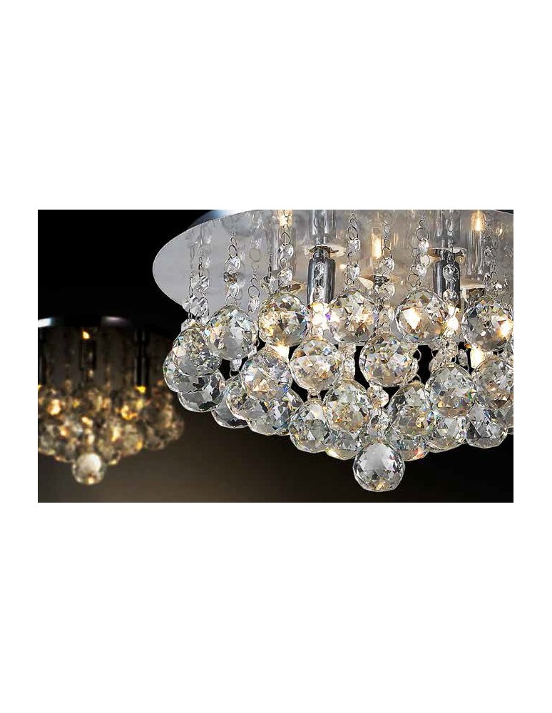 Lampy sufitowe z kryształami - Azzardo BOLLA 48 8xG9 Sufitowa/Wisząca Przeźroczysty AZ1287 - product kolory-swiatla.pl 2