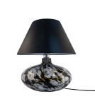Lampy stołowe z abażurem - Zuma Line stołowa ADANA KREZLE czarny abażur 1xE27 5525BK - produkt 2