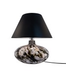 Lampy stołowe z abażurem - Zuma Line stołowa ADANA KREZLE czarny abażur 1xE27 5525BK - produkt 1