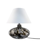 Lampy stołowe z abażurem - Zuma Line stołowa ADANA KREZLE 1xE27 5524WH - produkt 2