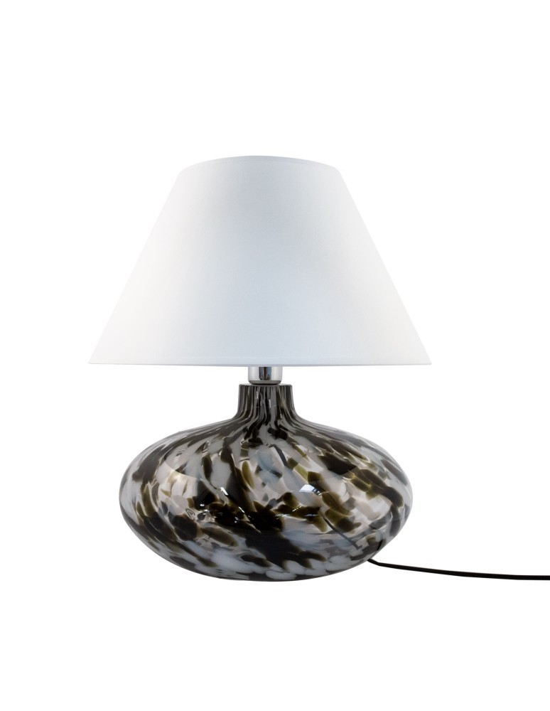 Lampy stołowe z abażurem - Zuma Line stołowa ADANA KREZLE 1xE27 5524WH - produkt kolory-swiatla.pl 2