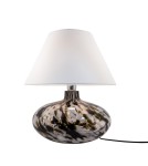 Lampy stołowe z abażurem - Zuma Line stołowa ADANA KREZLE 1xE27 5524WH - produkt 1