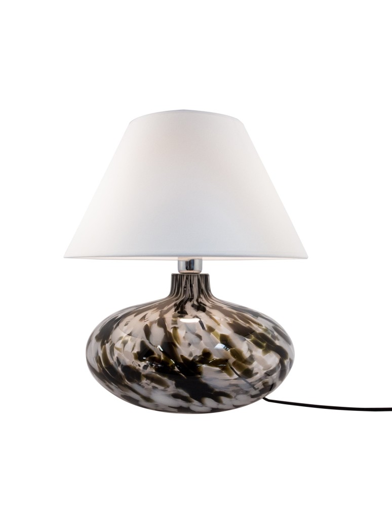 Lampy stołowe z abażurem - Zuma Line stołowa ADANA KREZLE 1xE27 5524WH - produkt kolory-swiatla.pl 1