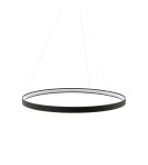 Lampy wiszące okręgi - Zuma Line Wisząca CIRCLE LED 50W 3000K śr 78cm dł. linek 250cm LA0721/1 - BK - product 4
