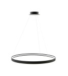 Lampy wiszące okręgi - Zuma Line Wisząca CIRCLE LED 50W 3000K śr 78cm dł. linek 250cm LA0721/1 - BK - product 2