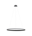 Lampy wiszące okręgi - Zuma Line Wisząca CIRCLE LED 50W 3000K śr 78cm dł. linek 250cm LA0721/1 - BK - product 3