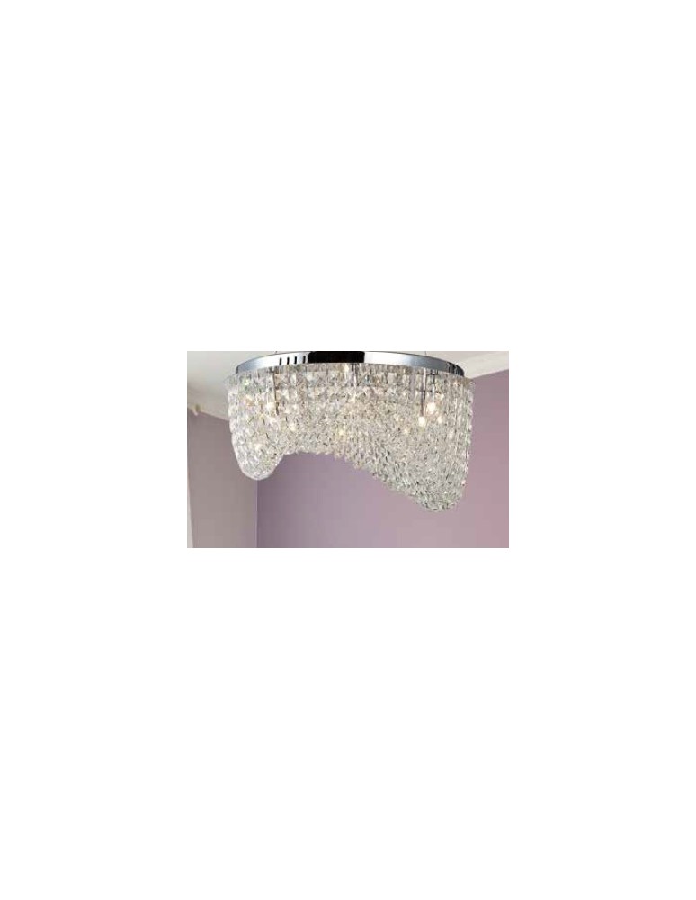 Azzardo CARMEN TOP/PENDANT 6xG9 2w1 Sufitowa lub Wisząca Przeźroczysty AZ1284