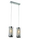 Light Prestige Monte 2 wisząca  2xE27 srebrny, transparentny LP-1305/2P
