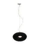 Lampy wiszące - Light Prestige Neste wisząca czarna 1xE27 czarny, srebrny LP-1802/1P czarna - product 1