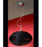 Lampy wiszące - Light Prestige Neste wisząca czarna 1xE27 czarny, srebrny LP-1802/1P czarna - product 2