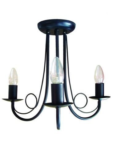 Light Prestige Perła 3 wisząca czarna 3xE14 czarny LP-020/3P black
