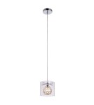 Lampy wiszące - Light Prestige Spark 1 wisząca transparentna 1xG9 srebrny, transparentny LP-5193/1P transp - produkt 1