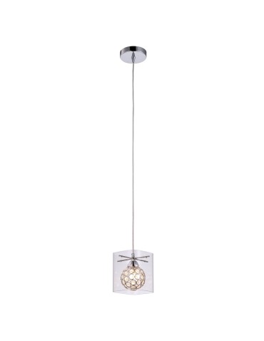 Light Prestige Spark 1 wisząca transparentna 1xG9 srebrny, transparentny LP-5193/1P transp