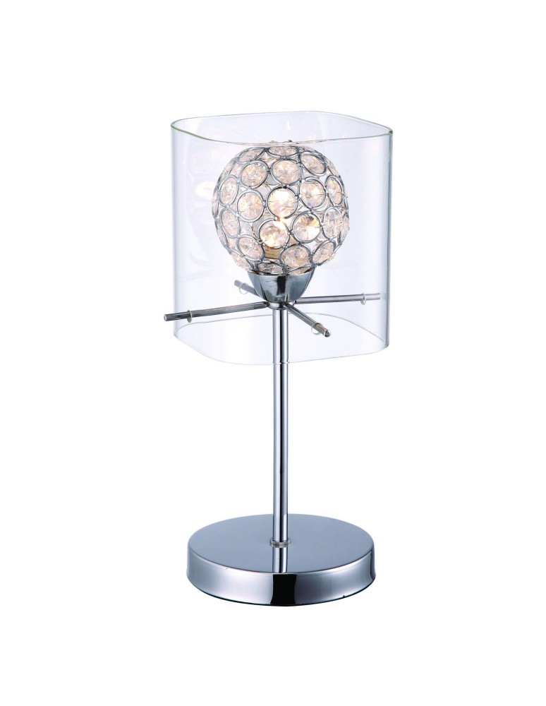 Lampy wiszące - Light Prestige Spark 1 wisząca transparentna 1xG9 srebrny, transparentny LP-5193/1P transp - produkt kolory-swiatla.pl 3
