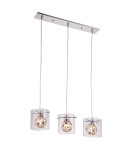 Lampy wiszące - Light Prestige Spark 1 wisząca transparentna 1xG9 srebrny, transparentny LP-5193/1P transp - produkt 6