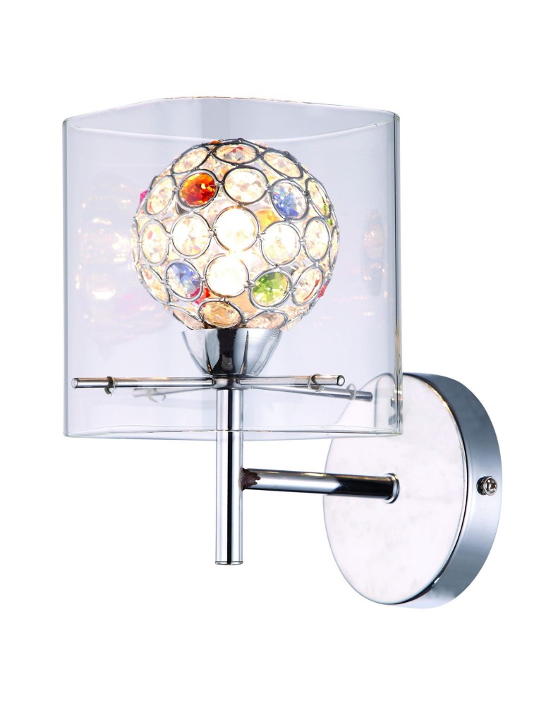 Lampy wiszące - Light Prestige Spark 1 wisząca transparentna 1xG9 srebrny, transparentny LP-5193/1P transp - produkt kolory-swiatla.pl 8