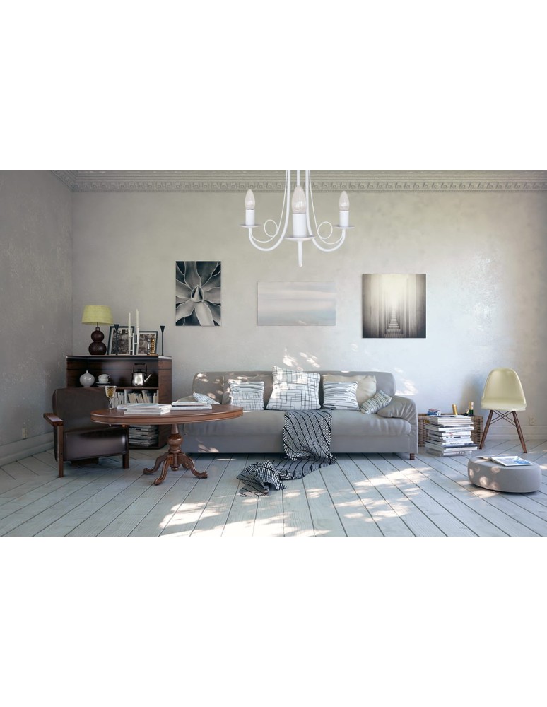 Light Prestige Perła kinkiet biała 1xE14 biały LP-020/1W white